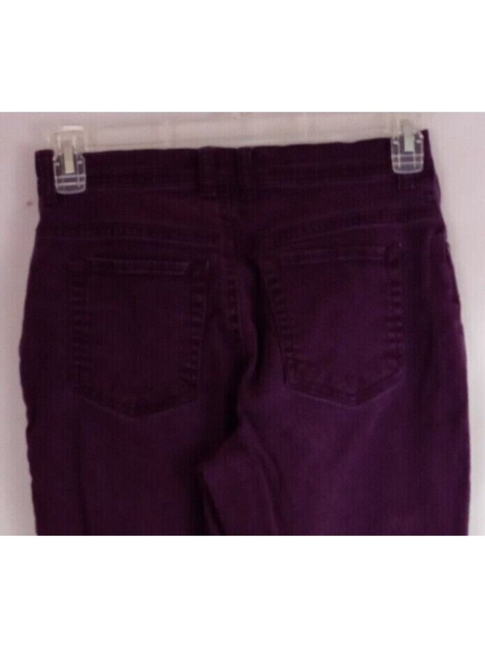 Gloria Vanderbilt Women's Dark Purple Jeans Size 6 Inseam 29"